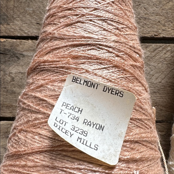 Rayon yarn on cones - Picture 3 of 10